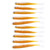 2Set Portable Artificial Simulation Double Color Soft Silicone Lure Bait Fishing Accessory10#