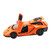 1:32 Scale Alloy Diecast Model Car Alloy Pull Back Toy Car for Children Kids Gift Birthday Orange 3224A