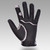 Golf Left Hand Glove Polyester High Elasticity Breathable Washable Single Golf Glove for Men Women Black Grey L