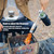 Wood Handle Camping Detachable GasTorch High Power Outdoor Portable Burners Charcoal Burning Tool Picnic BBQ Cooking Flamethrower