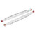 1 Pair of RC Car Rear Straight Arms Aluminum Alloy Rear Straight Arms for TRAXXAS UDR 1/7 Remote Control CarSilver