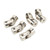 5PCS 2mm Universal Joint Shaft Coupling 2 Section Universal Joint Coupling Connector for RC Car Boat