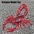 Infrared Remote Control Scorpion Model Toy RC Animal Christmas Present Gift for Kids