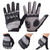 Winter Unisex Anti Collision Breathable Bike Gloves Cycling Equipment Black(black M)