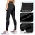 2pcs Women Yoga Pants with Pockets Quick Dry High Waist Workout Leggings Running Pants