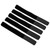 DUUTI 5PCS Bicycle Pump Straps Bike Securing Rack Band Adjustable Reusable for Binding Storage ArrangementBlack