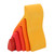5pcs Fire Flame Element Stacking Toys Wooden Stacker Nesting Building Blocks Puzzle Toy
