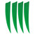20pcs Feather Fletching High Speed Stable Flight Archery Arrows for Outdoor Arrows 4 Inch Green