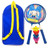 Kids Badminton Racket Set for 3 to 12 Years Old Kids Exercise Coordination High Elastic Nylon Thread Badminton Set A Pair Badminton Rackets, 3 Balls, Bag