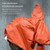Rain Poncho Survival Gear Waterproof Thermal Blanket Poncho Reflective Side for Increased Visibility for Outdoor Camping Hiking