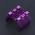 RC Motor Heat Sink Remote Control Car Motor Radiator Fit for Wltoys 144001 1/14 RC Car Upgrade PartsPurple