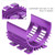 RC Motor Heat Sink Remote Control Car Motor Radiator Fit for Wltoys 144001 1/14 RC Car Upgrade PartsPurple