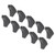 10Pcs Rubber Trekking Pole Foot Cover Nonslip Hiking Pole Feet Cover Outdoor  Accessories