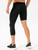 Men One Leg Leggings for Basketball Side Pockets Fitness Training Single Leg Tights