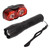 T6 Bike Lamp Set Highlight Flashlight Tail Light Kit Rechargeable Mountain Bike Warning Light