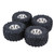 4Pcs/Set 1/10 Remote Control Truck Tire Tyres Replacement for TRX HSP Tamiya HPI Kyosho Remote Control Model Car
