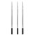 3Pcs 8mm Stainless Steel Harpoon Rod Diddle Net Stick Fishing Tackle 1.5M Length Three Sections