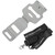 Portable ABS Lanyard and Support Bracket Stand Accessory for MAVIC AIR 2 Remote Controlblack
