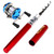 [通拓商品]Telescopic Pocket Pen Fishing Rod Pole Fishing Reel Combos Set Fishing Accessories