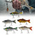 5 pcs 10cm Multi Sections Artificial Fishing Lure Bait Sea Fishing Tackle Sinking Wobblers with Hook