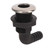 3/4in Marine Elbow Outlet Nylon Hull Hose Connector Marine Hardware Accessories Black