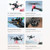 Remote Control Drone with Camera 4K Dual Camera Foldable Drone Obstacle Avoidance Brushless Motor Optical Flow Localization Remote Control Quadcopter with Gesture Photography Trajectory Flight for Kids Adults Storage Bag Package 3 Battery