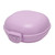 Soap Container Waterproof Portable Soap Rest PP Buckle Lid Soap Case for Travel Home Hotel Dormitory Purple