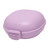 Soap Container Waterproof Portable Soap Rest PP Buckle Lid Soap Case for Travel Home Hotel Dormitory Purple
