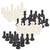 2 Set Plastic Chess Pieces Magnetic Party Activity Games Entertainment Accessories