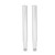 2Pcs 60mm Bicycle Presta Valve Extender Inner Tyre Valves Extension (Silver)