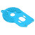 RC Aluminum Alloy Motor Fixing Mount Heat Sink Plate for LOSI MiniT 2.0 2WD 1/18 RC Truck(Blue )