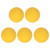 5pcs 6cm Bouncy Ball Safe Eco Friendly Rubber Portable Hand Exercise Balls Wall Ball for Kids for Swimming Pools Beaches Yellow