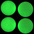 4 Pcs Fluorescent  Balls for Night Sports Glowing in The Dark  Ball Bright Luminous Balls No LEDs Inside