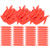 2 Bag Rubber Fishing floats Floating Fish Drift Flat Tail Triangle Buoy Fishing AccessoryM Red