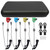LED Illuminated Indicator Fishing Bite Sound Alarm Fishing Tackle Boxes Rod Accessory