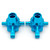 Aluminum Alloy Front & Rear Steering Knuckles Carrier Steering Hub Carriers Upgrade Parts Replacement for Tamiya TT-01 TT01 1/10 Remote Control Drift Car