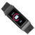 H99 Smart Bluetooth Body Temperature Monitoring Earphone Bracelet with Silicone Watchband