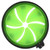 Outdoor PP Plastic Green Black Petals Triangular Universal Paintball Speed Feed Gate Lid Hoppers Cover