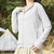 Women Sun Protection Jacket Quick Dry Weaving Craft Ventilate Women Sun Protection Hoodie for Outdoor Running Hiking White L