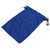 Drawstring Storage Bag Double Drawstring Closure Dustproof Portable Bag for Outdoor Camping Mountaineering Travel Blue