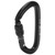 10KN Aluminum Alloy Screwgate Locking Carabiner DRing Clip Hook for Climbing Hiking(No. 8 Screwgate Locking Carabiner Black )