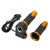 1 Pair 12V‑99V Throttle Grips Universal Twist Throttle Accelerator Grip Handlebar with Button for Electric Bike ScootersGold