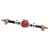 RC Rear Axle Assembly Replacement RC Rear Axle with 27T 8T Internal Mounting Gear for SCX10 PRO Silver