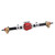 RC Rear Axle Assembly Replacement RC Rear Axle with 27T 8T Internal Mounting Gear for SCX10 PRO Silver
