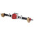 RC Rear Axle Assembly Replacement RC Rear Axle with 27T 8T Internal Mounting Gear for SCX10 PRO Silver