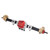 RC Rear Axle Assembly Replacement RC Rear Axle with 27T 8T Internal Mounting Gear for SCX10 PRO Silver