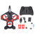 RC Drone Portable EPP Remote Control Plane with Colorful LED Lights and Spare Propellers for Kids Toy Gift Red Single Battery