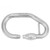 Stainless Steel Heavy Duty Carabiner Clip Climbing Safety Buckle for High Altitude Amusement Project