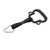 Kids Gymnastic Ring ABS Monkey Style Pull Up Ring with Hanging Strap Outdoor Children Climbing Equipment Black