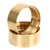 2PCS 1.9in Beadlock Wheel Rings with Hole Tire Lock Ring Replacement for Axial SCX10 II 90046 1/10 RC Crawler Gold